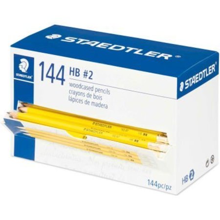 STAEDTLER C/O SP RICHARDS Staedtler Woodcase Pencil, HB #2.5, Black Lead, Yellow Barrel, 144/Pack 13247C144A6--TH